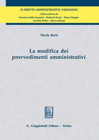La modifica dei provvedimenti amministrativi - Librerie.coop
