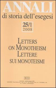 Annali di storia dell'esegesi - Vol. 25\1 - Librerie.coop
