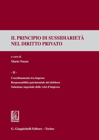 Il principio di sussidiarietà nel diritto privato - Librerie.coop