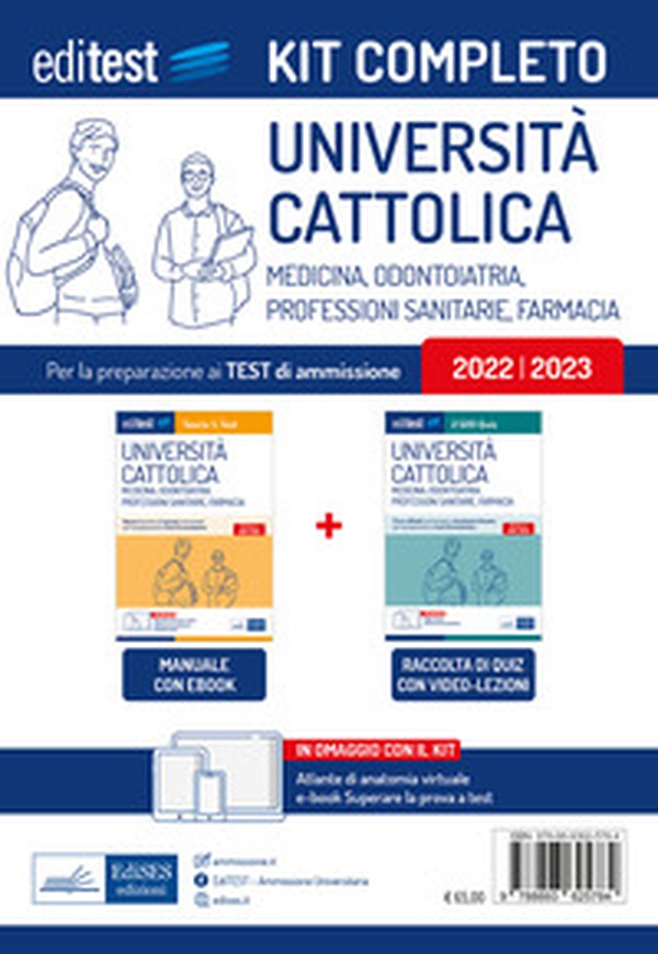 Test. Università Cattolica 2022. Kit completo - Librerie.coop Test. Università Cattolica 2022. Kit completo - Librerie.coop