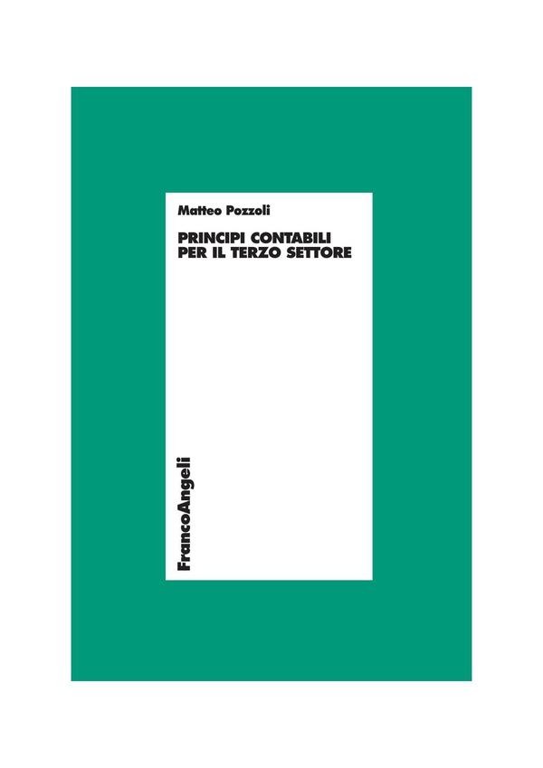 Principi contabili per il terzo settore - Librerie.coop Principi contabili per il terzo settore - Librerie.coop