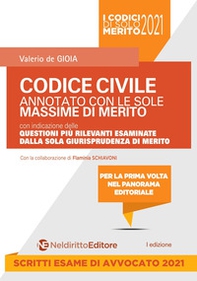 Codice civile annotato con le sole massime di merito - Librerie.coop