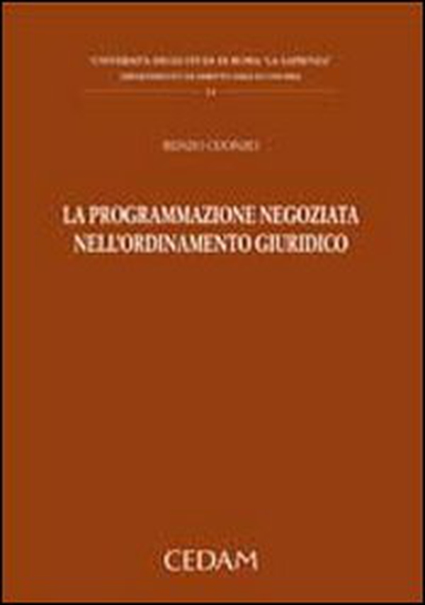 La programmazione negoziata nell'ordinamento giuridico - Librerie.coop