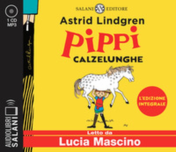 Pippi Calzelunghe letto da Lucia Mascino. Audiolibro. CD Audio formato MP3 - Librerie.coop Pippi Calzelunghe letto da Lucia Mascino. Audiolibro. CD Audio formato MP3 - Librerie.coop