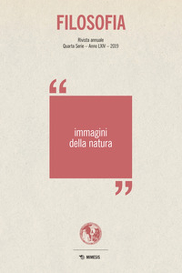 Filosofia. Immagini della natura - Librerie.coop Filosofia. Immagini della natura - Librerie.coop
