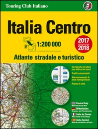 Atlante stradale Italia Centro 1:200.000 - Librerie.coop