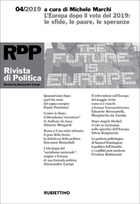 Rivista di Politica 4/2019 - Librerie.coop Rivista di Politica 4/2019 - Librerie.coop