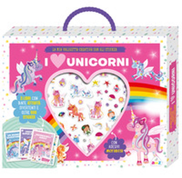 Unicorni. Valigetta con sticker - Librerie.coop Unicorni. Valigetta con sticker - Librerie.coop