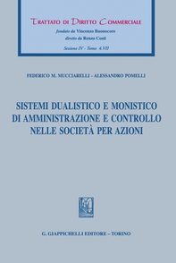 Sistemi dualistico e monistico di amministrazione e controllo nelle società per azioni - e-Book - Librerie.coop Sistemi dualistico e monistico di amministrazione e controllo nelle società per azioni - e-Book - Librerie.coop
