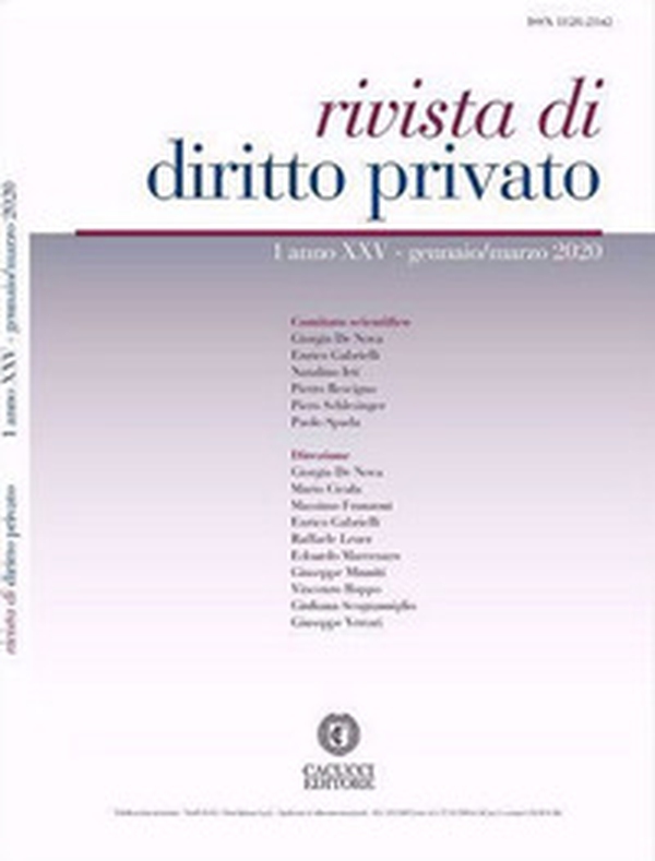 Rivista di diritto privato - Librerie.coop Rivista di diritto privato - Librerie.coop