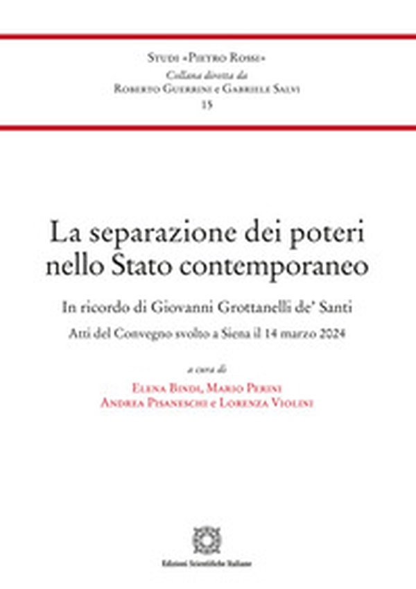 La separazione dei poteri nello Stato contemporaneo - Librerie.coop La separazione dei poteri nello Stato contemporaneo - Librerie.coop
