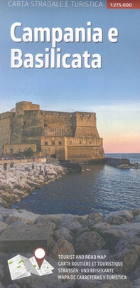 Carta stradale e turistica plastificata. Campania e Basilicata - Librerie.coop