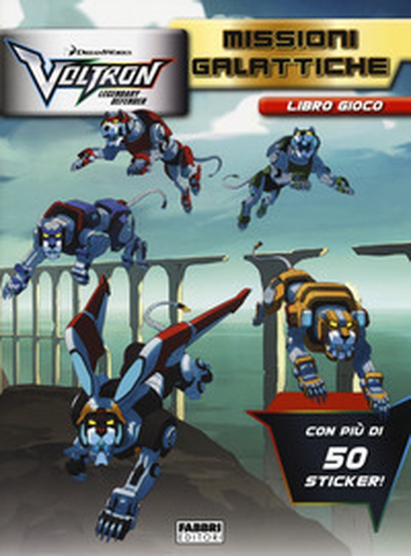 Missioni galattiche. Voltron. Legendary defender. Libro gioco. Con adesivi - Librerie.coop Missioni galattiche. Voltron. Legendary defender. Libro gioco. Con adesivi - Librerie.coop