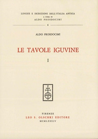 Le tavole iguvine - Vol. 1 - Librerie.coop Le tavole iguvine - Vol. 1 - Librerie.coop