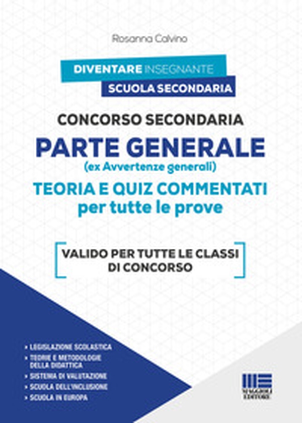 Concorso Secondaria. Parte generale (ex avvertenze generali) - Librerie.coop Concorso Secondaria. Parte generale (ex avvertenze generali) - Librerie.coop