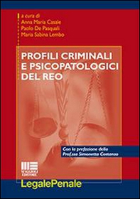 Profili criminali e psicopatologici del reo - Librerie.coop