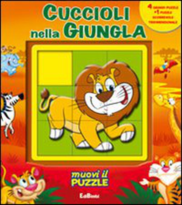 Cuccioli nella giungla. Libro puzzle - Librerie.coop Cuccioli nella giungla. Libro puzzle - Librerie.coop