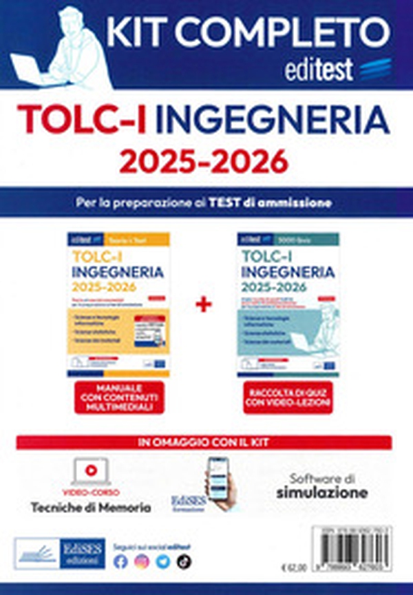 EdiTest. Kit ingegneria completo - Librerie.coop EdiTest. Kit ingegneria completo - Librerie.coop