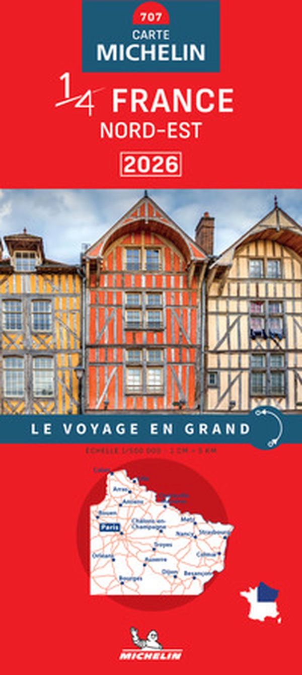 France Nord-Est 1:500.000 - Librerie.coop