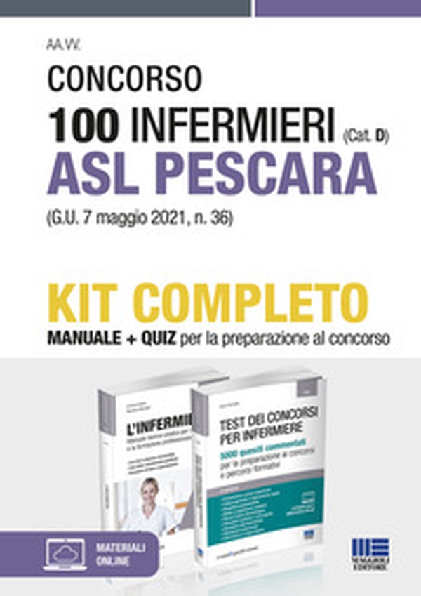 Concorso 100 infermieri (Cat. D) ASL Pescara (G.U. 7 maggio 2021, n. 36). Kit completo - Librerie.coop Concorso 100 infermieri (Cat. D) ASL Pescara (G.U. 7 maggio 2021, n. 36). Kit completo - Librerie.coop