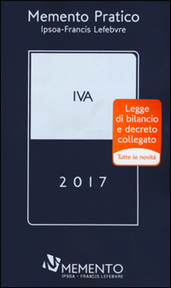 IVA 2017 - Librerie.coop IVA 2017 - Librerie.coop