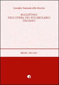 Bollettino dell'opera del vocabolario italiano - Vol. 19-20 - Librerie.coop