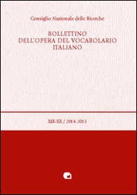 Bollettino dell'opera del vocabolario italiano - Vol. 19-20 - Librerie.coop