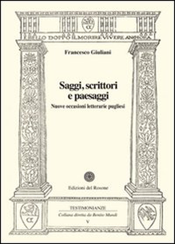Saggi, scrittori e paesaggi. Nuove occasioni letterarie pugliesi - Librerie.coop Saggi, scrittori e paesaggi. Nuove occasioni letterarie pugliesi - Librerie.coop