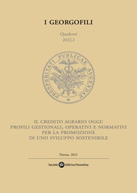 Il credito agrario oggi: profili gestionali, operativi e normativi per la promozione di uno sviluppo sostenibile - Librerie.coop Il credito agrario oggi: profili gestionali, operativi e normativi per la promozione di uno sviluppo sostenibile - Librerie.coop