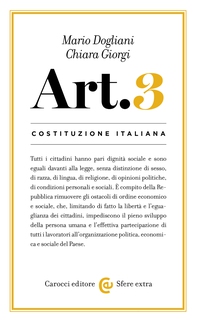 Costituzione italiana: articolo 3 - Librerie.coop