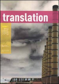 Translation. A transdisciplinary journal - Vol. 1 - Librerie.coop