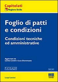 Foglio di patti e condizioni - Librerie.coop