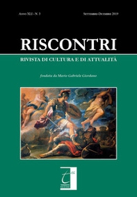 Riscontri. Rivista di cultura e di attualità - Librerie.coop