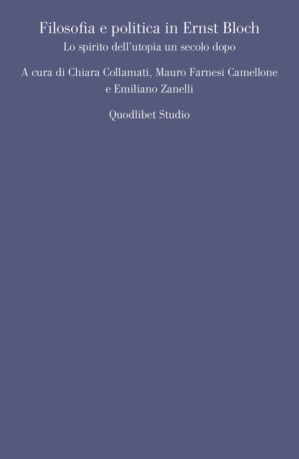 Filosofia e politica in Ernst Bloch - Librerie.coop Filosofia e politica in Ernst Bloch - Librerie.coop