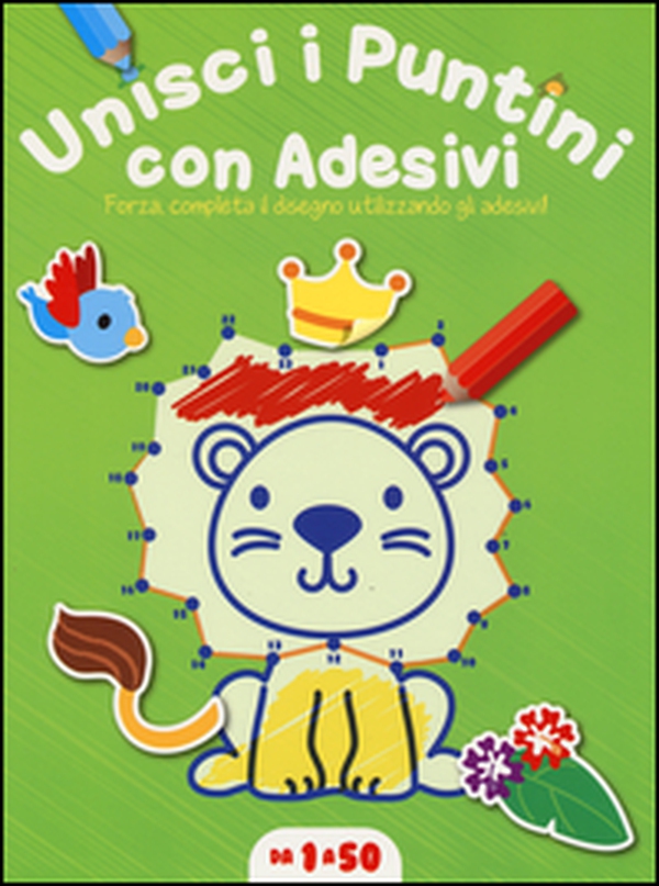 Unisci i puntini. Copertina verde (1-50). Con adesivi - Librerie.coop Unisci i puntini. Copertina verde (1-50). Con adesivi - Librerie.coop