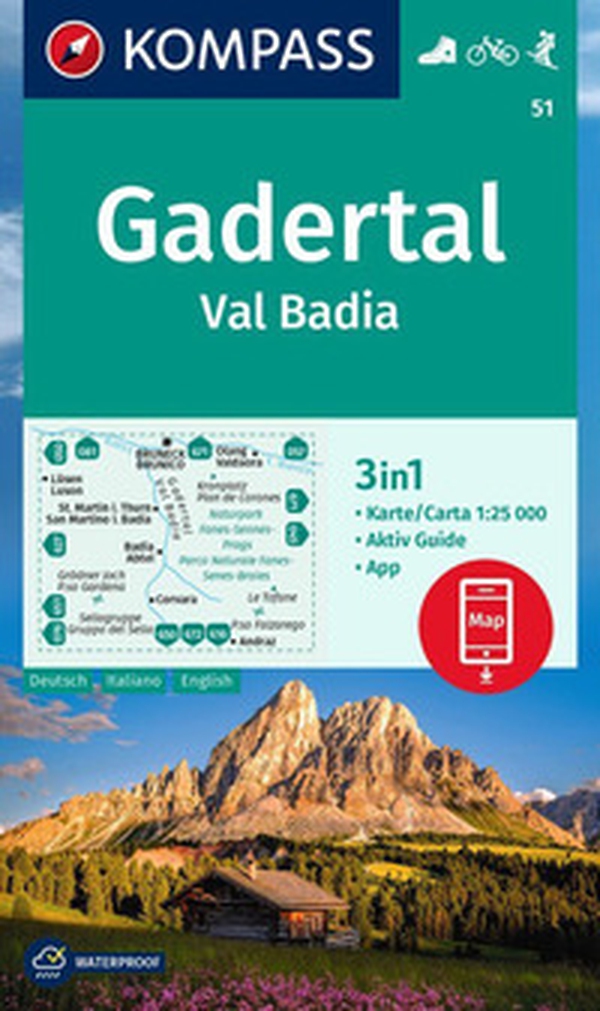 Carta escursionistica n. 51. Val Badia - Librerie.coop Carta escursionistica n. 51. Val Badia - Librerie.coop