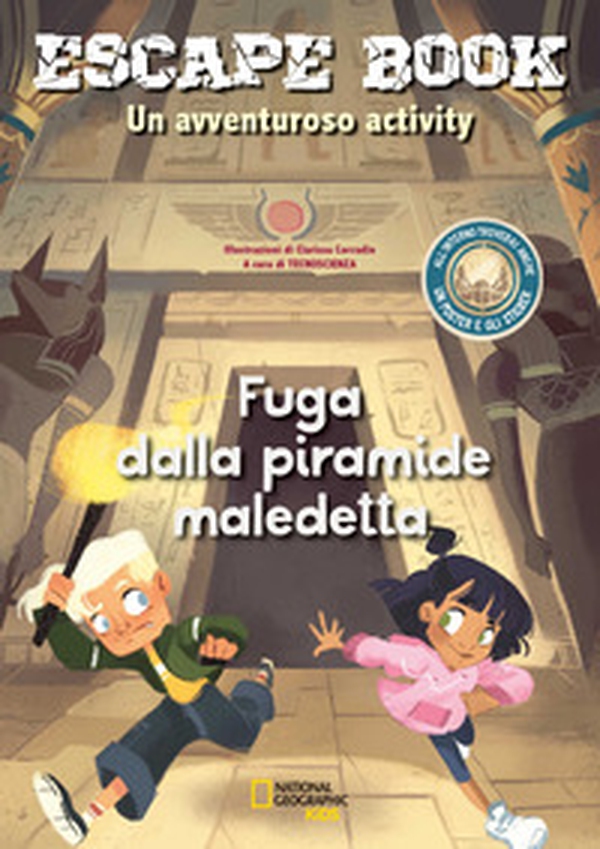 Fuga dalla piramide maledetta. Escape book. Un avventuroso activity. Con adesivi - Librerie.coop Fuga dalla piramide maledetta. Escape book. Un avventuroso activity. Con adesivi - Librerie.coop
