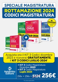 Concorso Magistratura Rottamazione 2024: Codice penale con leggi complementari e codice di procedura penale + Codice civile con leggi complementari e codice di procedura civile + Codice amministrativo sostanziale e processuale - Librerie.coop Concorso Magistratura Rottamazione 2024: Codice penale con leggi complementari e codice di procedura penale + Codice civile con leggi complementari e codice di procedura civile + Codice amministrativo sostanziale e processuale - Librerie.coop