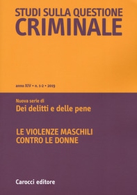 Studi sulla questione criminale - Vol. 1-2 - Librerie.coop