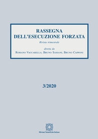 Rassegna dell'esecuzione forzata - Vol. 3 - Librerie.coop