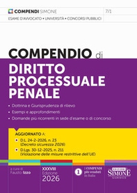 Compendio di diritto processuale penale - Librerie.coop
