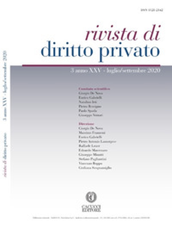 Rivista di diritto privato - Librerie.coop Rivista di diritto privato - Librerie.coop