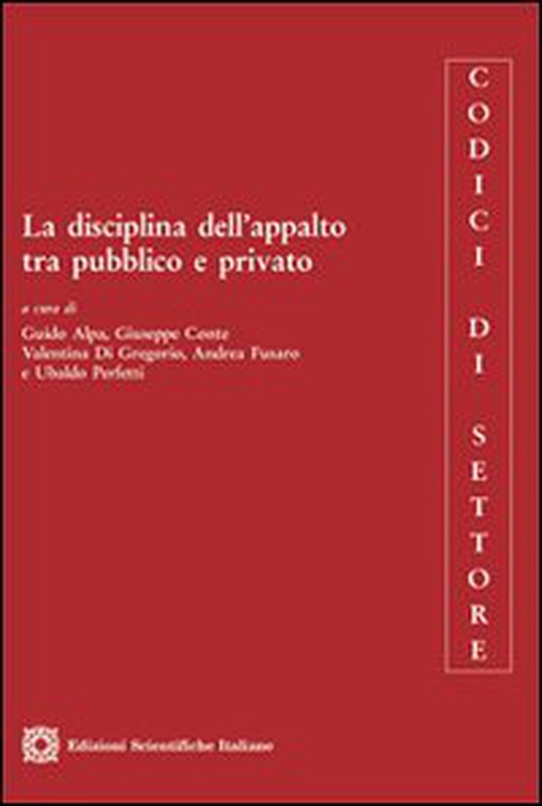 La disciplina dell'appalto tra pubblico e privato - Librerie.coop