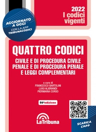 Quattro codici. Civile e di procedura civile, penale e di procedura penale - Librerie.coop