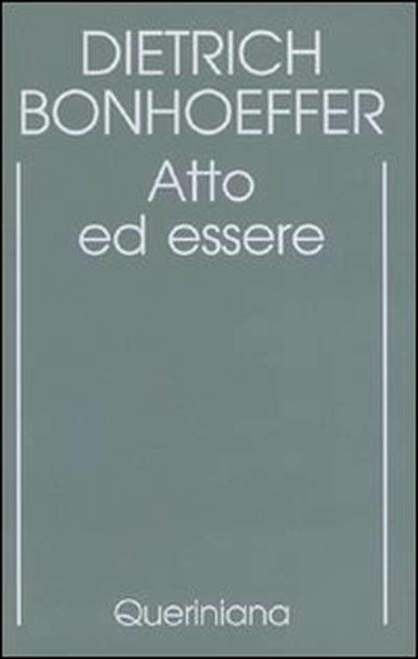 Edizione critica delle opere di D. Bonhoeffer - Librerie.coop Edizione critica delle opere di D. Bonhoeffer - Librerie.coop