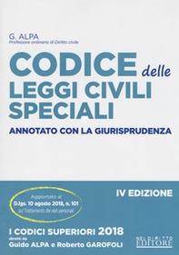 Codice delle leggi civili speciali annotato con la giurisprudenza - Librerie.coop