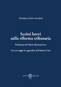 Scritti brevi sulla riforma tributaria - Librerie.coop