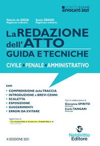 La redazione dell'atto. Guida e tecniche. Civile-Penale-Amministrativo - Librerie.coop La redazione dell'atto. Guida e tecniche. Civile-Penale-Amministrativo - Librerie.coop