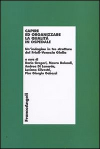 Capire ed organizzare la qualità in ospedale. Un'indagine in tre strutture del Friuli-Venezia Giulia - Librerie.coop