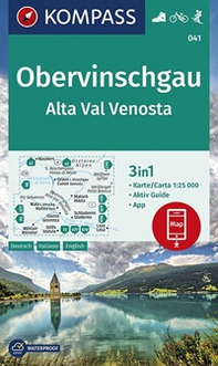 Carta escursionistica n. 41 Alta Val Venosta 1:25.000 Ediz. italiana, tedesca e inglese - Librerie.coop